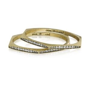 Chloe + Isabel Medina Hexagon Bangles